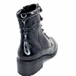 Rock|Masculin<Regarde Le Ciel Bottines Emily Cuir Vernis Noir