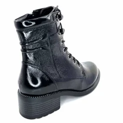 Rock|Masculin<Regarde Le Ciel Bottines Emily Cuir Vernis Noir