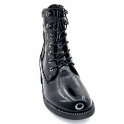 Rock|Masculin<Regarde Le Ciel Bottines Emily Cuir Vernis Noir
