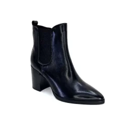 Elégant|Bottines<Regarde Le Ciel Bottines Marge 02 Cuir Noir