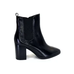 Elégant|Bottines<Regarde Le Ciel Bottines Marge 02 Cuir Noir