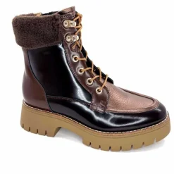 Montagne|Masculin<Regarde Le Ciel Bottines Candis 03 Cuir Glacé Marron