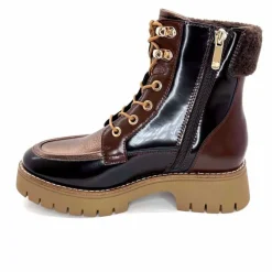 Montagne|Masculin<Regarde Le Ciel Bottines Candis 03 Cuir Glacé Marron