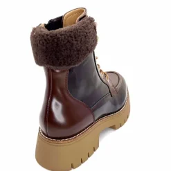 Montagne|Masculin<Regarde Le Ciel Bottines Candis 03 Cuir Glacé Marron