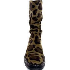 Animalier|Bottines<Requin Bottines Reqins Dunk Daim Léo Kaki