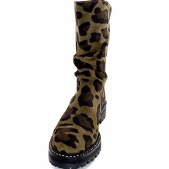 Animalier|Bottines<Requin Bottines Reqins Dunk Daim Léo Kaki