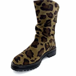 Animalier|Bottines<Requin Bottines Reqins Dunk Daim Léo Kaki