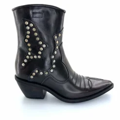 Rock|Santiags<AS 98 Bottines Santiags AS98 B84203 Cuir Noir