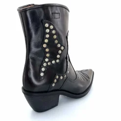 Rock|Santiags<AS 98 Bottines Santiags AS98 B84203 Cuir Noir