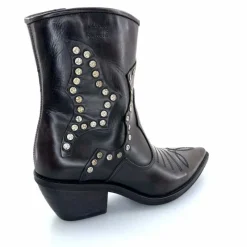 Rock|Santiags<AS 98 Bottines Santiags AS98 B84203 Cuir Noir