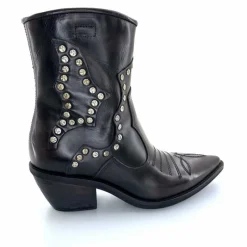 Rock|Santiags<AS 98 Bottines Santiags AS98 B84203 Cuir Noir