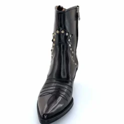Rock|Santiags<AS 98 Bottines Santiags AS98 B84203 Cuir Noir