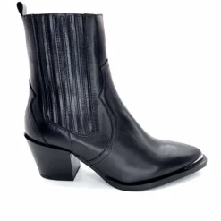 Basic|Santiags<Dansi Bottines Santiags 7192 Cuir Noir