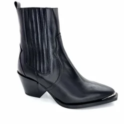 Basic|Santiags<Dansi Bottines Santiags 7192 Cuir Noir