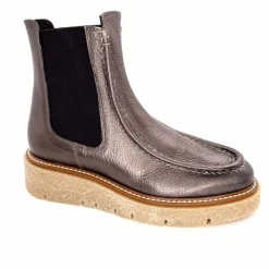 Basic|Bottines<Week End Bottines 26250 Cuir Métal Bronze