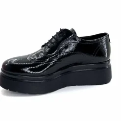 Elégant|Compensées & Plateformes<Ivoire0130a Derbies à Plateformes Ivoire 2c5319 Vernis Noir