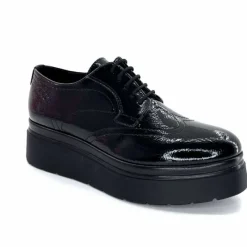 Elégant|Compensées & Plateformes<Ivoire0130a Derbies à Plateformes Ivoire 2c5319 Vernis Noir