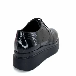 Elégant|Compensées & Plateformes<Ivoire0130a Derbies à Plateformes Ivoire 2c5319 Vernis Noir