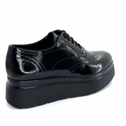 Elégant|Compensées & Plateformes<Ivoire0130a Derbies à Plateformes Ivoire 2c5319 Vernis Noir