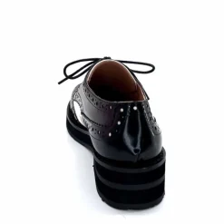 Masculin|Lacets<bibi lou - navima Derbies Bibi Lou 593z15 Cuir Glacé &amp; Blanco Noir
