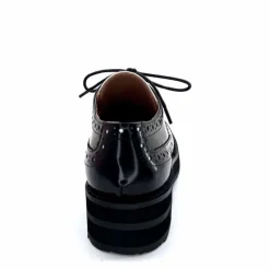 Masculin|Lacets<bibi lou - navima Derbies Bibi Lou 593z15 Cuir Glacé &amp; Blanco Noir