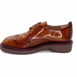 Masculin|Lacets<Hispanitas Derbies Hi 243519 Brookly Cuir Vernis Marron