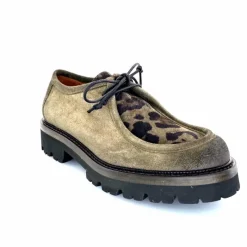 Masculin|Animalier<Ivoire0156 Derbies Ivoire 3225 Carrie Daim Kaki