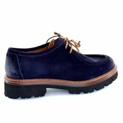 Masculin|Lacets<Ivoire0156 Derbies Ivoire 3225 Carrie Daim Bleu Marine