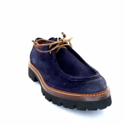 Masculin|Lacets<Ivoire0156 Derbies Ivoire 3225 Carrie Daim Bleu Marine