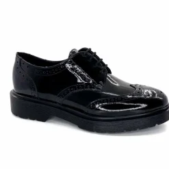 Masculin|Elégant<Ivoire0235a Derbies Ivoire 25900 Cuir Vernis Noir