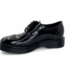 Masculin|Elégant<Ivoire0235a Derbies Ivoire 25900 Cuir Vernis Noir