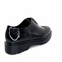 Masculin|Elégant<Ivoire0235a Derbies Ivoire 25900 Cuir Vernis Noir