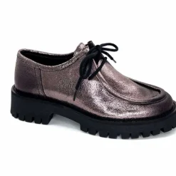 Masculin|Basic<We Do Derbies Ivoire 22313 Veau Velour Crack GrisMétal