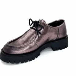 Masculin|Basic<We Do Derbies Ivoire 22313 Veau Velour Crack GrisMétal