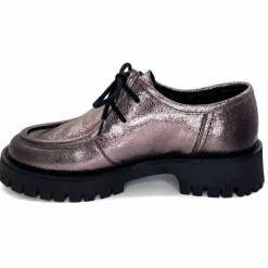 Masculin|Basic<We Do Derbies Ivoire 22313 Veau Velour Crack GrisMétal