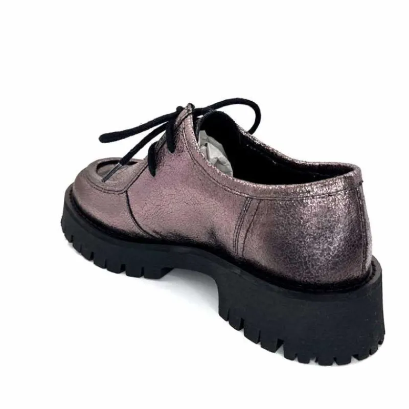 Masculin|Basic<We Do Derbies Ivoire 22313 Veau Velour Crack GrisMétal