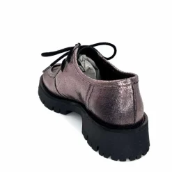 Masculin|Basic<We Do Derbies Ivoire 22313 Veau Velour Crack GrisMétal