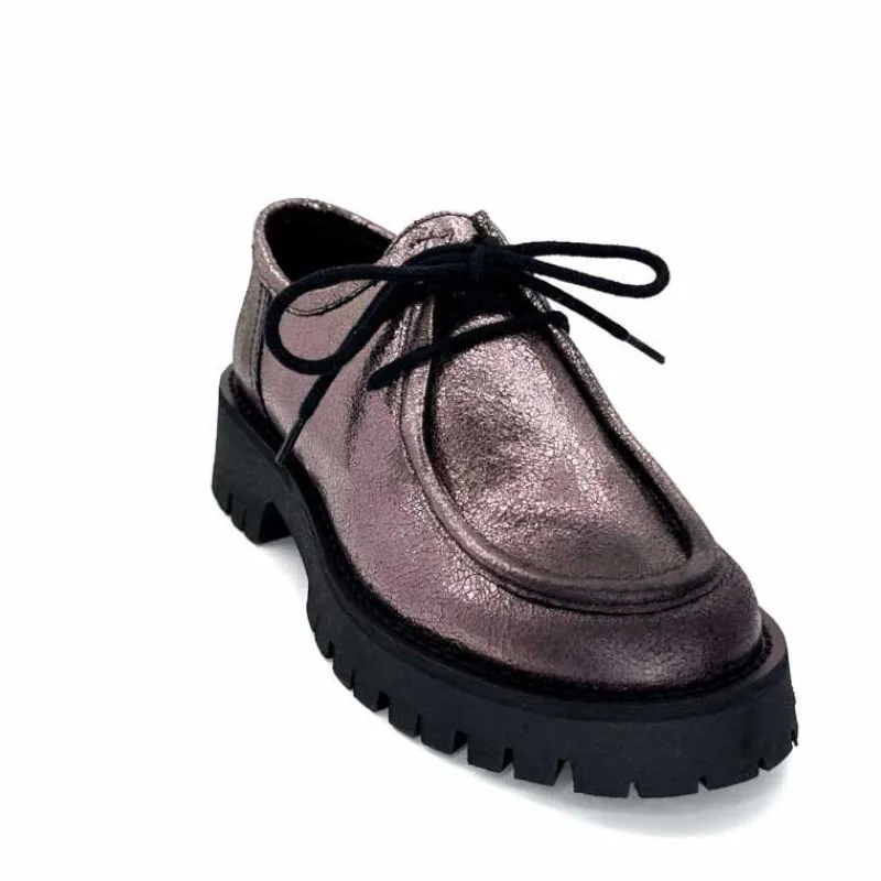 Masculin|Basic<We Do Derbies Ivoire 22313 Veau Velour Crack GrisMétal