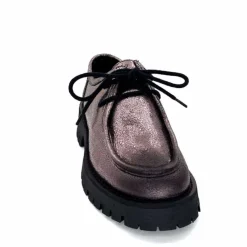 Masculin|Basic<We Do Derbies Ivoire 22313 Veau Velour Crack GrisMétal