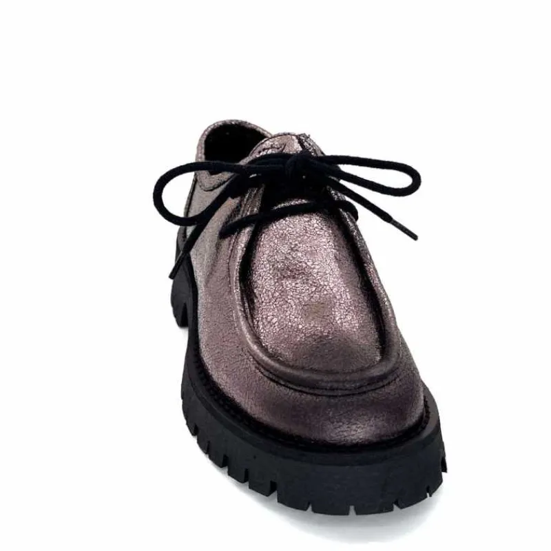 Masculin|Basic<We Do Derbies Ivoire 22313 Veau Velour Crack GrisMétal