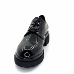 Basic|Lacets<Ivoire0130a Derbies Ivoire 2g5279 Vernis Noir