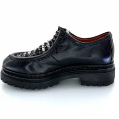 Masculin|Compensées & Plateformes<Mjus Derbies T60124 201 Cuir Noir