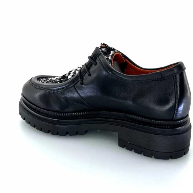 Masculin|Compensées & Plateformes<Mjus Derbies T60124 201 Cuir Noir