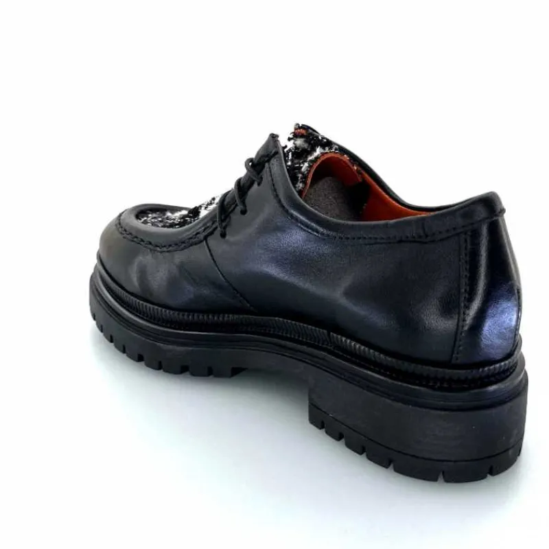 Masculin|Compensées & Plateformes<Mjus Derbies T60124 201 Cuir Noir