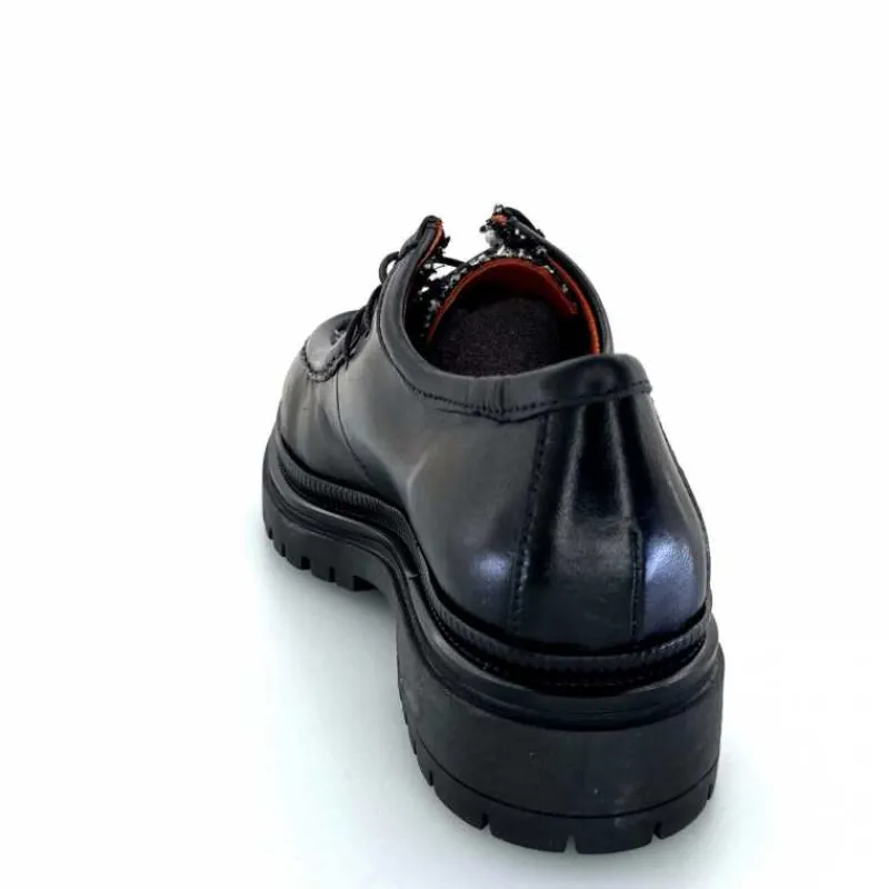 Masculin|Compensées & Plateformes<Mjus Derbies T60124 201 Cuir Noir