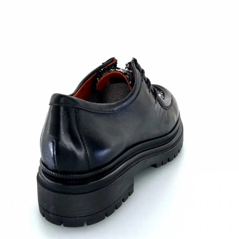 Masculin|Compensées & Plateformes<Mjus Derbies T60124 201 Cuir Noir