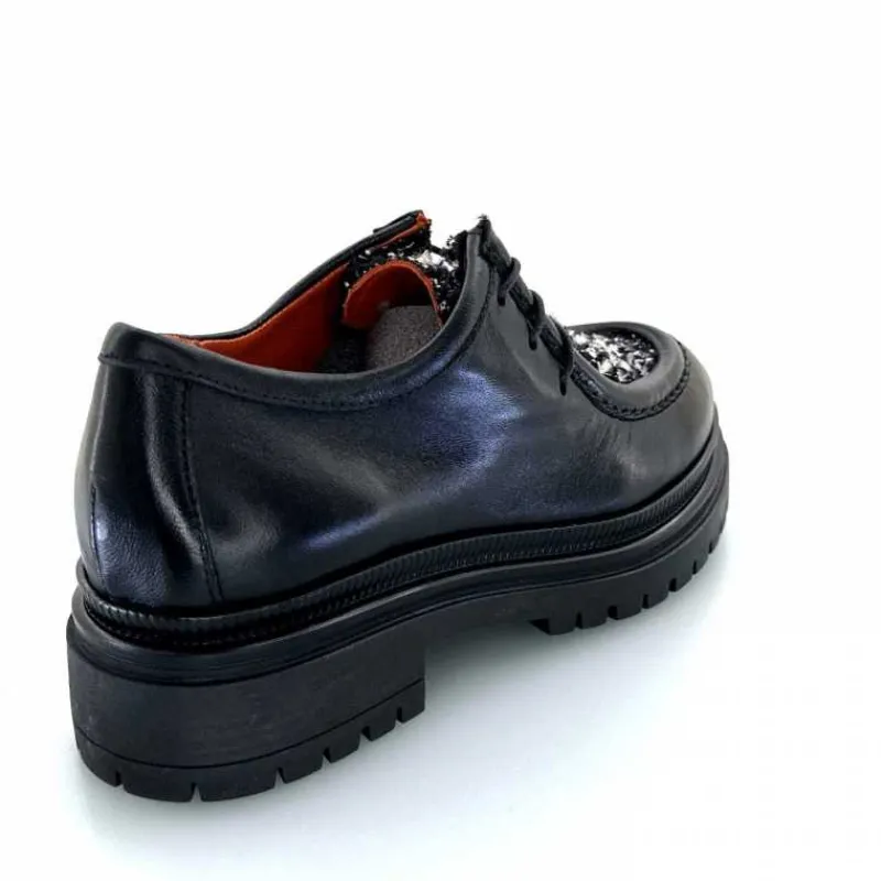 Masculin|Compensées & Plateformes<Mjus Derbies T60124 201 Cuir Noir