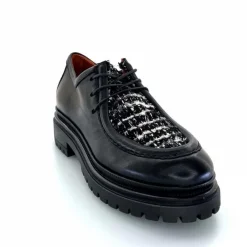 Masculin|Compensées & Plateformes<Mjus Derbies T60124 201 Cuir Noir