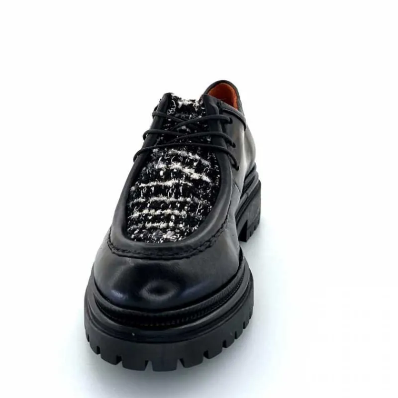 Masculin|Compensées & Plateformes<Mjus Derbies T60124 201 Cuir Noir