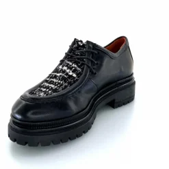 Masculin|Compensées & Plateformes<Mjus Derbies T60124 201 Cuir Noir